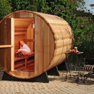 imagen Sauna de barril exterior de 4 personas