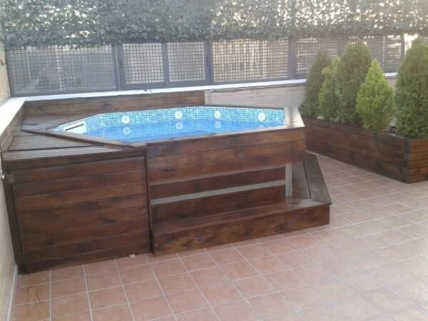 Mini piscina de madera Nikita 3,30 X 0,58m - Imagen 3