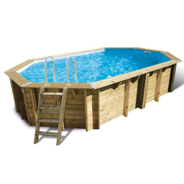 Piscina de madera Cancún 6,10m x 4,00m x 1,20m - Imagen 5
