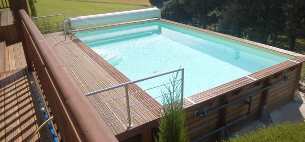 Piscina de madera Linea rectangular 6,50m x 3,50m x 1,40m - Imagen 3