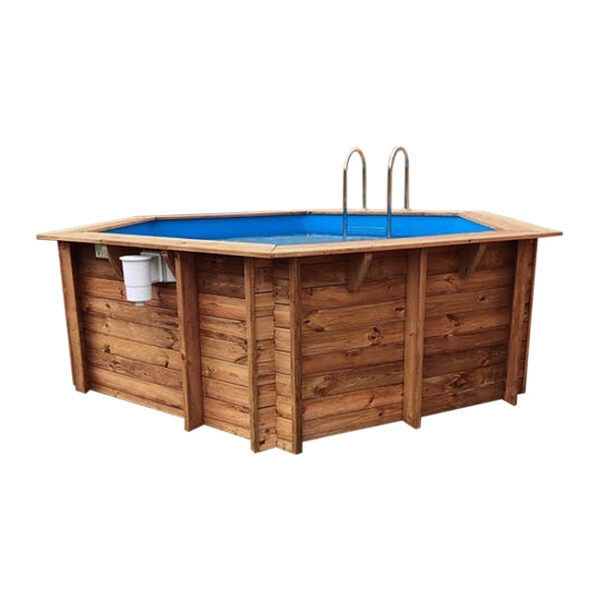 imagen piscina de madera 410cm x 120cm