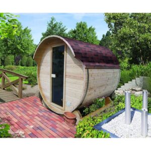 imagen sauna Finlandesa de Barril Karribu 4/6 plazas