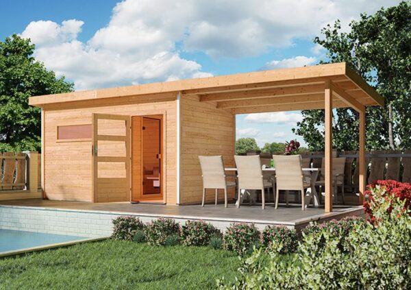 Sauna Finlandesa exterior Skrollan 1 - 4/6 Plazas - Imagen 2