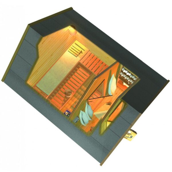 Sauna Finlandesa exterior Chalet 3 - 5/6 Plazas - Imagen 7