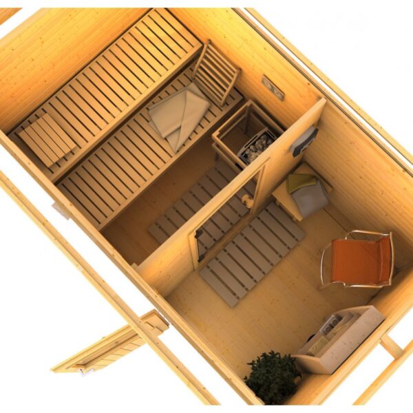 Sauna Finlandesa exterior Skrollan 1 - 4/6 Plazas - Imagen 4