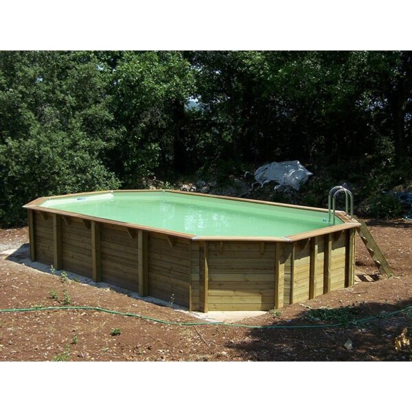 Piscina de madera Azura 7,50m x 4,00m x 1,30m - Imagen 5
