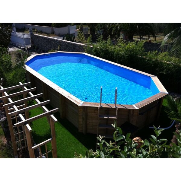 Piscina de madera Azura 7,50m x 4,00m x 1,30m - Imagen 6