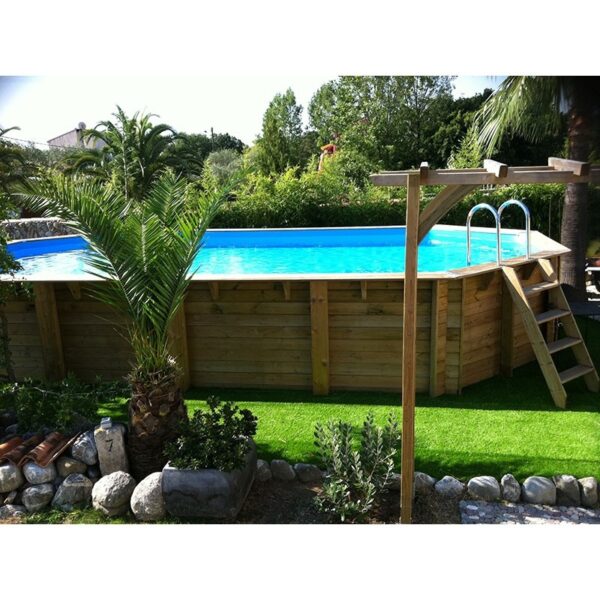 Piscina de madera Azura 7,50m x 4,00m x 1,30m - Imagen 7