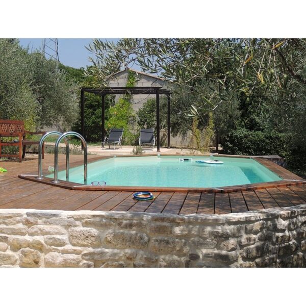 Piscina de madera Azura 7,50m x 4,00m x 1,30m - Imagen 8