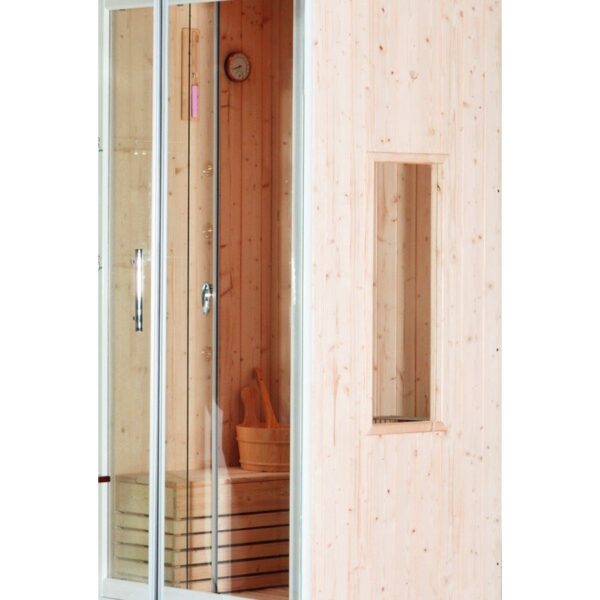 Cabina hidrosauna Boreal® SH175DR - Vapor + Sauna Finlandesa - Imagen 2