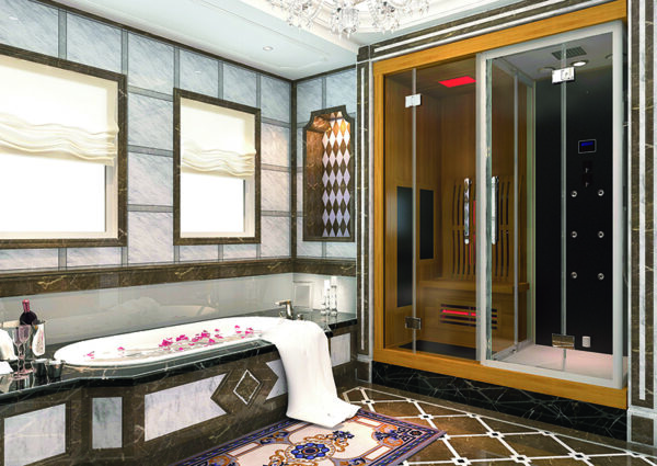 Cabina hidrosauna Boreal® Sigma - Vapor + Infrarrojos - Imagen 8