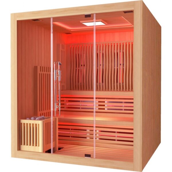 imagen sauna Finlandesa + Infrarrojos Boreal Elegance