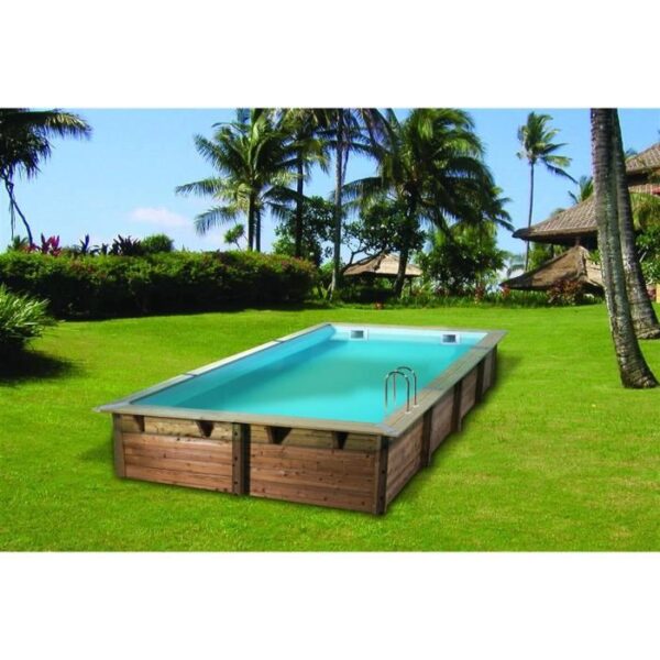 Piscina de madera Sun Rectangular 5,55 x 3,00 x 1,40m - Imagen 2