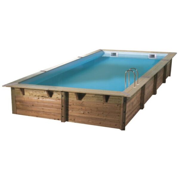 Piscina de madera Sun Rectangular 5,55 x 3,00 x 1,40m - Imagen 3