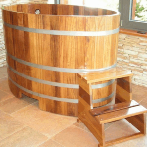 imagen Sauna piscina de inmersión 130 x 79 iroko transparente