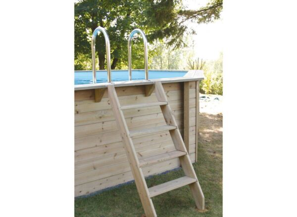 Piscina de madera Linea rectangular 15,50 x 3,50 x 1,40m - Imagen 6