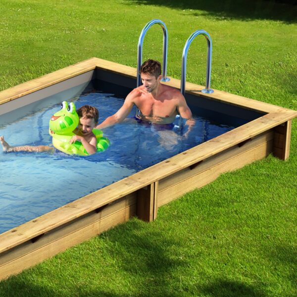 Piscina de madera POOL'N BOX 6,10m x 2,37m x 1,33m - Imagen 7
