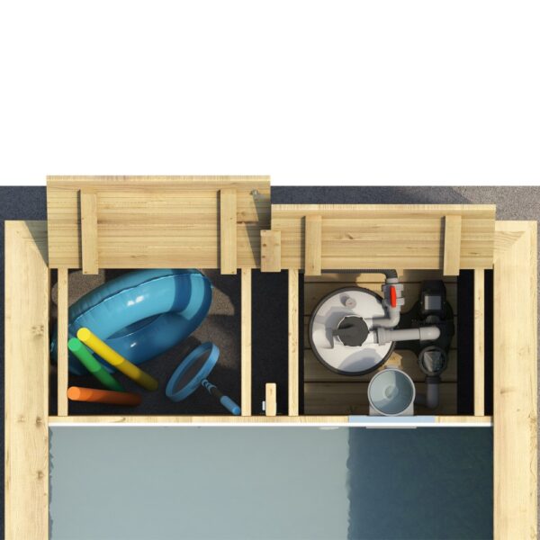 Piscina de madera POOL'N BOX 6,10m x 2,37m x 1,33m - Imagen 6