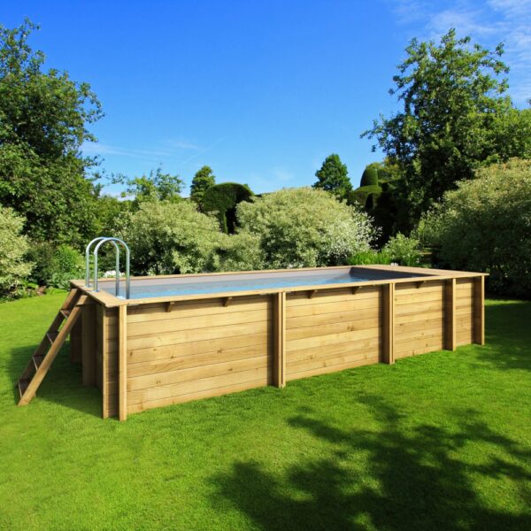 Piscina de madera POOL'N BOX 6,10m x 2,37m x 1,33m - Imagen 2