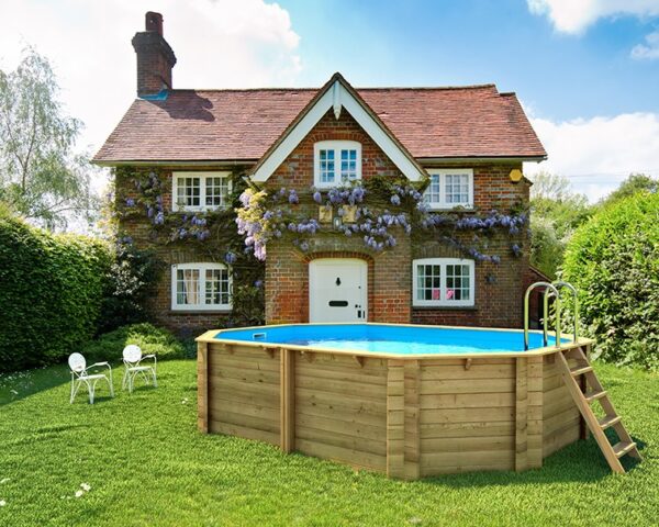 Piscina de madera Octo + 540 - 5,23m x 3,13m x 1,20m - Imagen 2