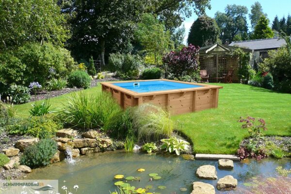 Piscina de madera Bali 2,10 x 2,10 x 0,78m climatizada - Imagen 2