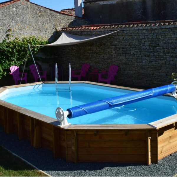 Piscina de madera Bogota Gre Sunbay octogonal alargada 5,85m x 4,10m x 1,19m - Imagen 4