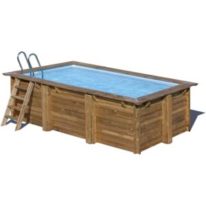 vista piscina de madera Marbella