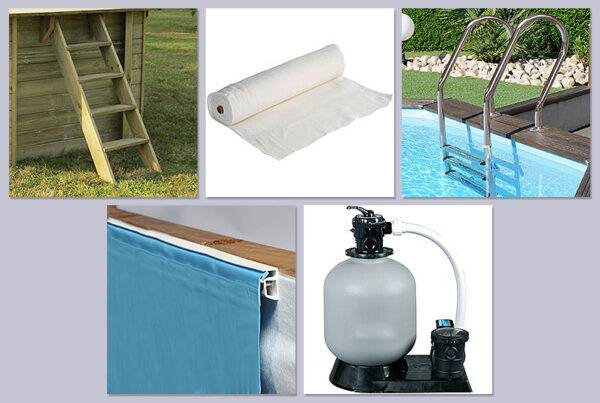 Piscina de madera Braga Gre Sunbay rectangular 8,15 x 4,20 x 1,46m - Imagen 6