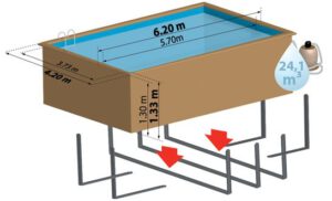 piscina de madera evora medidas 2020