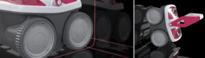 imagen limpiafondos eléctrico B200 desplazamiento