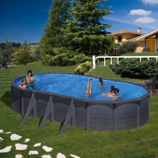 Piscina Granada ovalada de GRE - Imagen 2