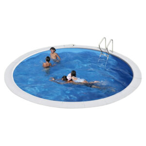 piscina Moorea circular de GRE fondo blanco imagen