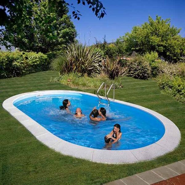 Piscina enterrada Sumatra ovalada de GRE - Imagen 2