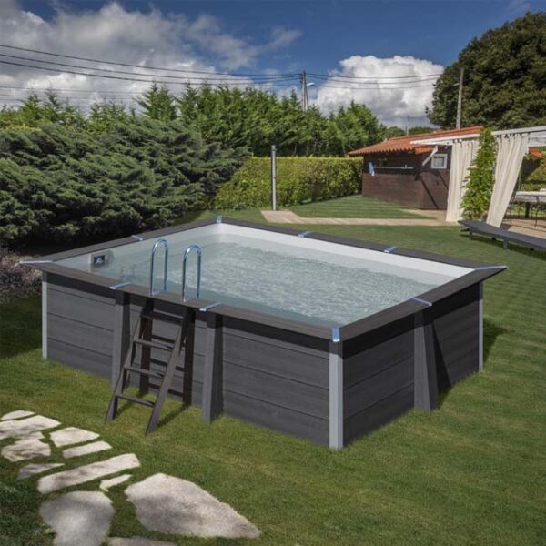 Piscina composite rectangular 4,66m x 3,26m de GRE - Imagen 2