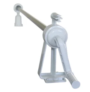 imagen Enrollador telescópico para piscina sobre suelo