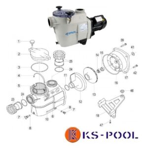 imagen repuestos-bomba-koral-ks-kse-marca-kripsol-hayward