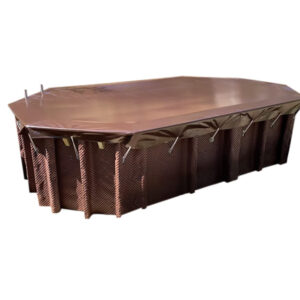 imagen Cubierta de Invierno piscina de madera Marrón
