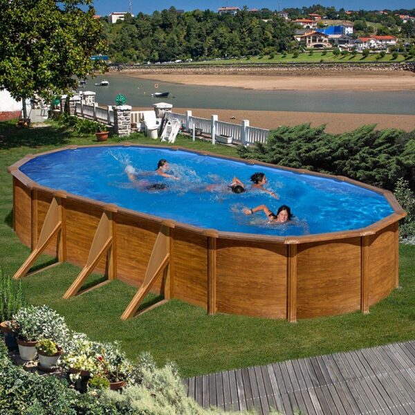 Piscina de acero Pacific Plus Ovalada de GRE - Imagen 2