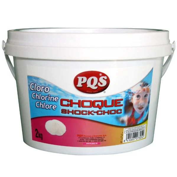 Cloro choque de piscinas PQS