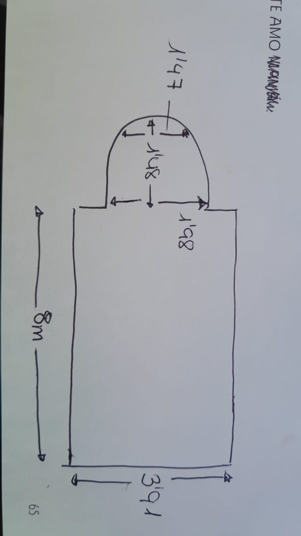 Cobertor térmico OXO Cristal de 500 micras de medidas: 9,48m x 3,91m con forma croquis + Enrollador + Protector reflectante (regalo) - Imagen 2