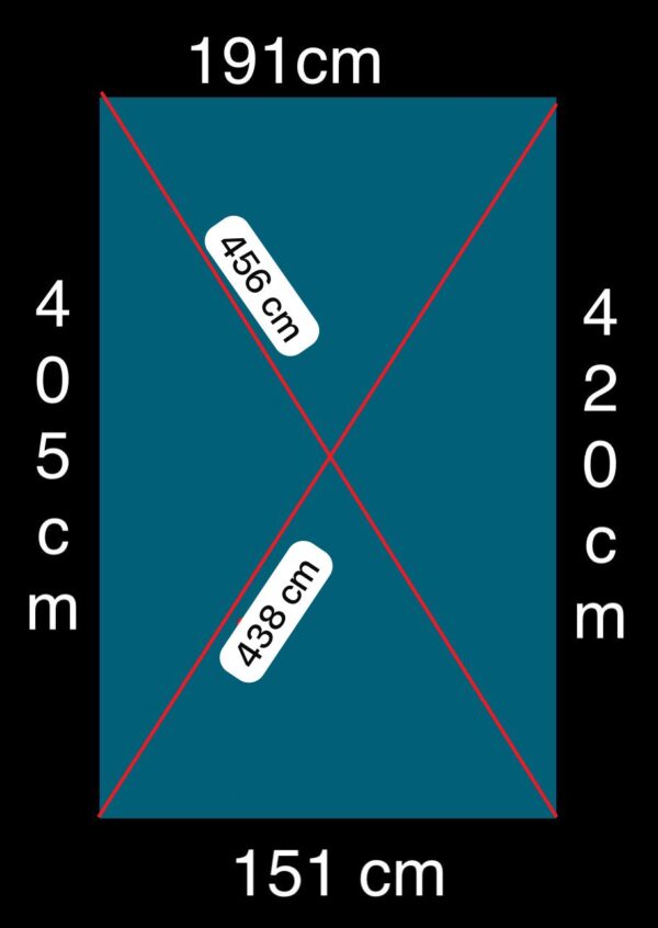 Cobertor térmico OXO Cristal de 500 micras de medidas: CROQUIS - Imagen 2