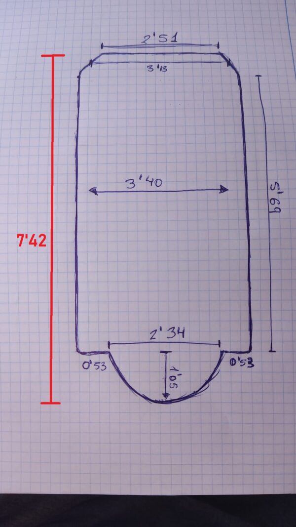 Cubierta de Invierno de protección de 650gr/m2 (Azul/Beige) de medidas: CROQUIS + Saco de almacenaje (regalo) - Imagen 2