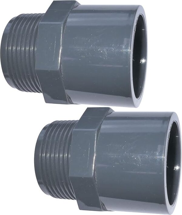 5 Adaptadores PVC rosca - encolar.